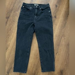 Madewell faded black jeans